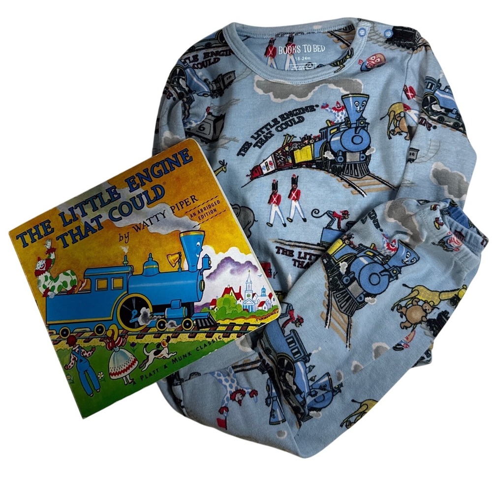 Books to Bed The Little Engine That Could Two Piece Pajamas 18-24 m book bundle